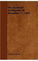 Hereford Earthquake Of December 17, 1896