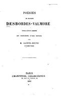 Poésies de Madame Desbordes-Valmore