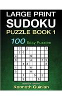 Large Print SUDOKU Puzzle Book 1