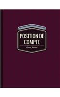 Position de Compte: Registre de Compte