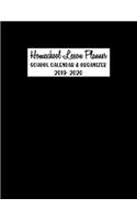 Homeschool Lesson Planner School Calendar & Organizer 2019-2020