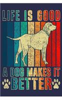 Life Is Good A Dog Makes It Better