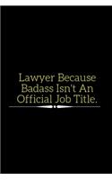 Lawyer Bec: Lawyer Gift: 6x9 Notebook, Ruled, 100 pages, funny appreciation gag gift for men/women, for office, unique diary for her/him, perfect as a graduatio