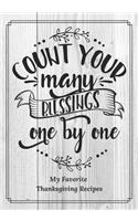 Count Your Many Blessings One By One