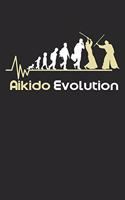 Aikido Evolution: Notebook/Diary/Organizer/Dotted pages/ 6x9 inch