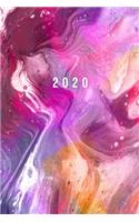 2020: Weekly Planner - 1 Week Per Page - Monday Start Calendar - 6 x 9 Dated Agenda - Appointment Organizer Book - Soft-Cover Abstract Watercolor