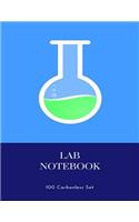 Lab Notebook 100 Carbonless Set: Chemistry Students 100 Duplicate Page Sets
