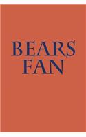 Bears Fan: A Sports Themed Unofficial NFL Notebook Journal for Your Everyday Needs