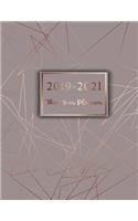 2019-2021 Three Year Planner: Three Year Calendar Planner, 36 Months Planner and Calendar, Monthly Calendar Planner, Cover 8.5 x 11 Inches, Personal Organizers Planners, Schedule