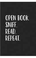 Open Book Sniff Read Repeat