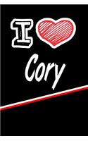 I Love Cory: Blood Sugar Diet Diary Journal Log Featuring 120 Pages 6x9