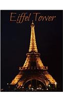 Eiffel Tower: 4x4 Quad Ruled Graph Journal Composition Notebook