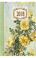 2018 Diary Roses Yellow Design