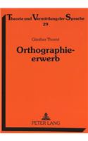 Orthographieerwerb