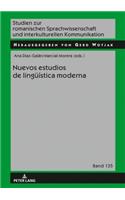 Nuevos estudios de lingueistica moderna