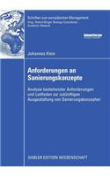Anforderungen an Sanierungskonzepte