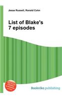 List of Blake's 7 Episodes: (English)