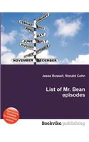 List of Mr. Bean Episodes