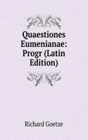 Quaestiones Eumenianae: Progr (Latin Edition)