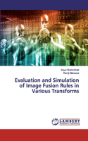 Evaluation and Simulation of Image Fusion Rules in Various Transforms