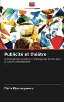 Publicité et théâtre