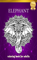 Elephant Coloring Book for Adults