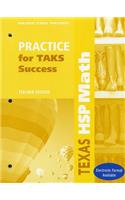 Texas HSP Math Practice for TAKS Success, Grade 2