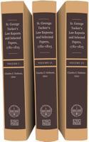 St. George Tucker's Law Reports and Selected Papers, 1782-1825, 3 Vol Set