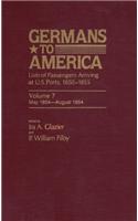 Germans to America, May 5, 1854-August 4, 1854