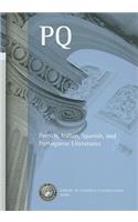 PQ: French, Italian, Spanish, and Portuguese Literatures
