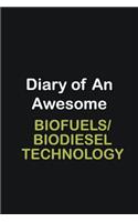 Diary of an awesome Biofuels/Biodiesel Technology