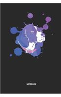 Beagle - Notizbuch: Blue Beagle - Liniertes Beagle Notizbuch. Tolle Geschenk Idee Für Beagle Besitzer Und Alle Die Beagle Hunde Lieben.