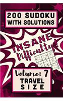 200 Sudoku with Solutions - Insane Difficulty!