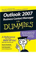 Outlook 2007 Business Contact Manager For Dummies