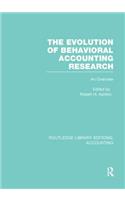 Evolution of Behavioral Accounting Research (Rle Accounting)