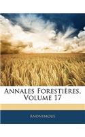 Annales Forestières, Volume 17