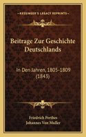 Beitrage Zur Geschichte Deutschlands