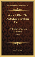 Versuch Uber Die Deutschen Bewohner Part 1