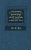 Die Kranzrede Des Demosthenes, Mit Steter Rucksicht Auf Die Anklage Des Aeschines Analysiert Und Gewurdigt Von Wilhelm Fox
