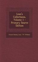 Lean's Collectanea, Volume 1