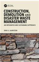 Construction, Demolition and Disaster Waste Management