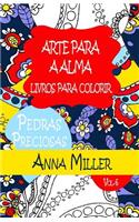Pedras Preciosas Livro Para Colorir Anti- Stress