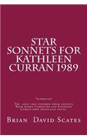 Star Sonnets for Kathleen Curran 1989