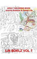 Adult Coloring book Arizona Summer & Desert Life