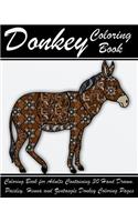 Donkey Coloring Book