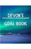 Devon's Goal Book: New Year Planner Goal Journal Gift for Devon / Notebook / Diary / Unique Greeting Card Alternative