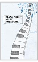 Blank Sheet Music Notebook / Notebook for Musicians /Composition Books Gifts