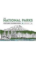 National Parks Postcard Coloring Book