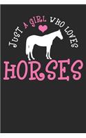 Notebook: Equestrian Gift Dot Grid 6x9 120 Pages