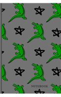 Notebook: Cool Alligator Lover Softback Diary Composition Book Journal (6" x 9") 120 Lined Pages